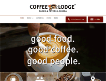 Tablet Screenshot of coffeelodge.ca